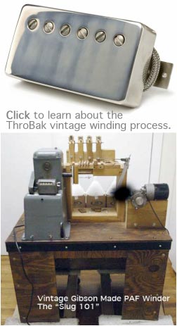 ThroBak SLE-101 P.A.F. - Vintage Repro PAF Humbucker Pickups acoustic guitar wiring diagrams 
